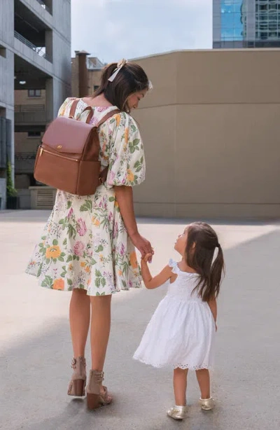 Freshly Picked Mini Classic Diaper Backpack In Brown