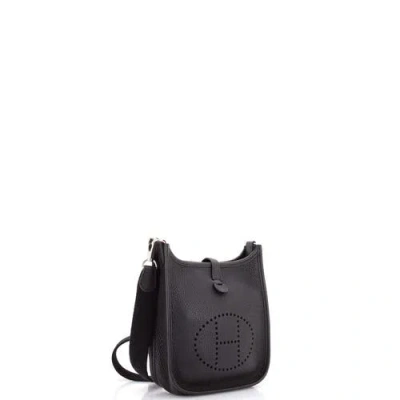 Pre-owned Hermes  Hermes Evelyne Bag Gen Iii Clemence Tpm In Black