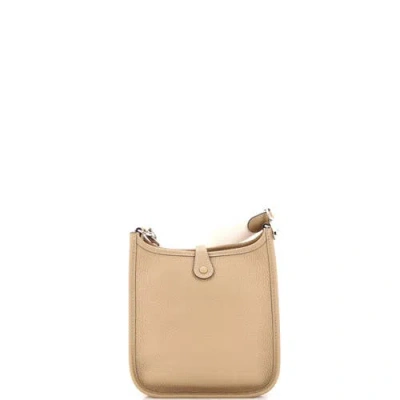 Pre-owned Hermes  Hermes Evelyne Bag Gen Iii Clemence Tpm In Brown