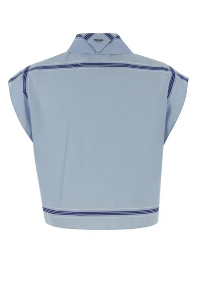 Prada Camicia In Blue