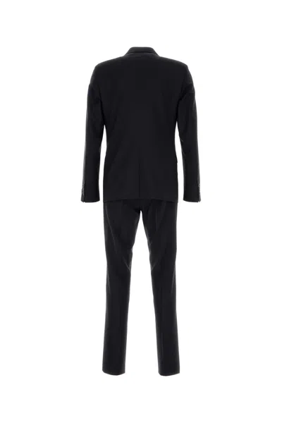 Prada Midnight Blue Wool Blend Suit In Blue