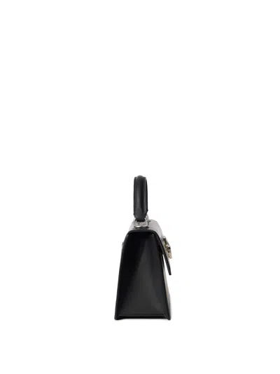 Off-white Jitney 1.4 Top Handle Bag In Black
