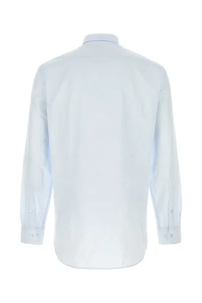 Etro Tailored Shirt Button Down Collar Long Sleeves In Blue