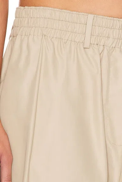 Brandon Maxwell Teagan Wide-leg Pull-on Pants In Neutral