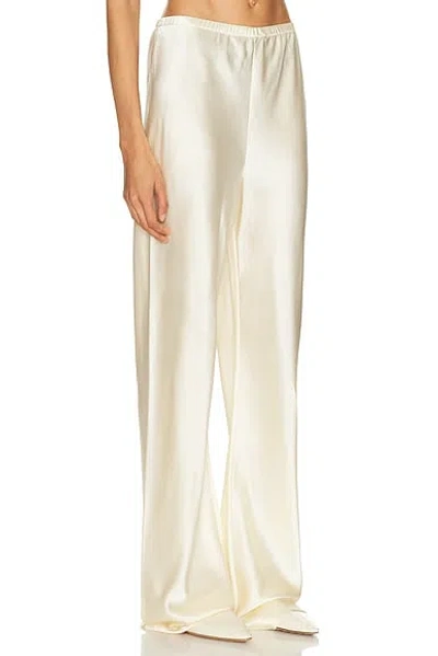 Eaves Loretta Silk Pants In White