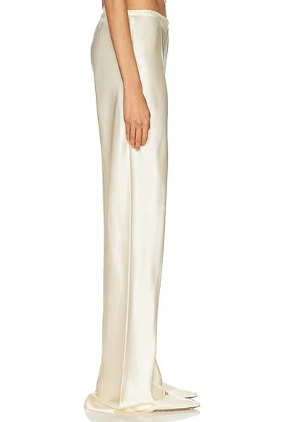 Eaves Loretta Silk Pants In White