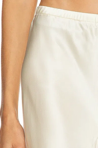 Eaves Loretta Silk Pants In White