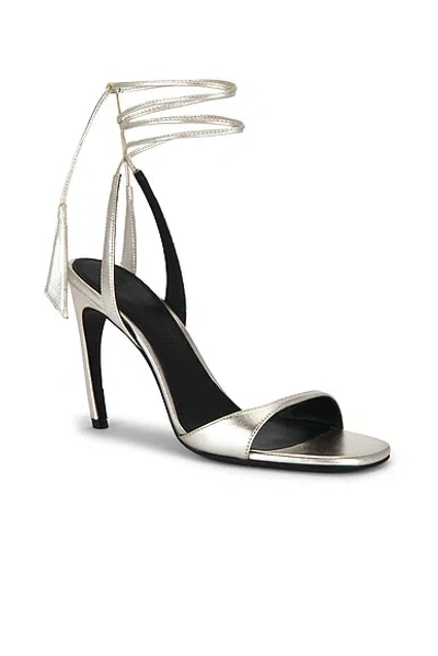 Attico Ora 95mm Sandal In Silver