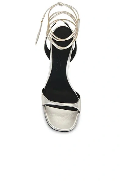 Attico Ora 95mm Sandal In Silver