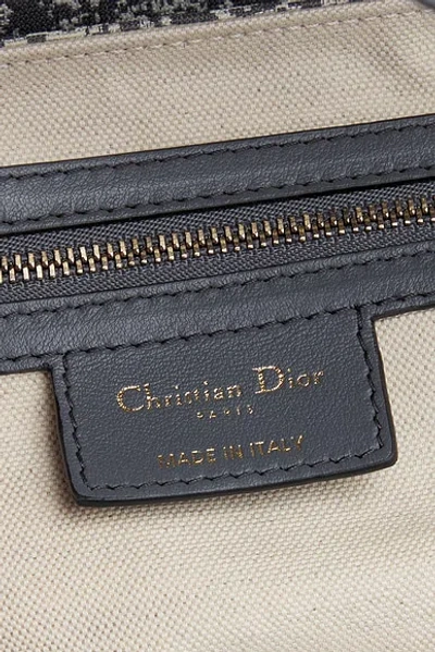 Pre-owned Dior Saddle Bag In Gray