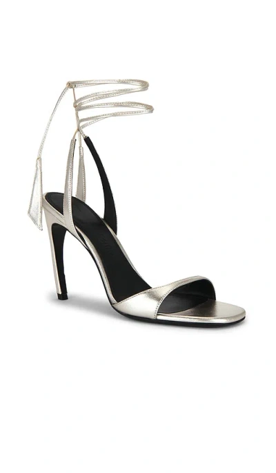 Attico Ora 95mm Sandal In Metallic