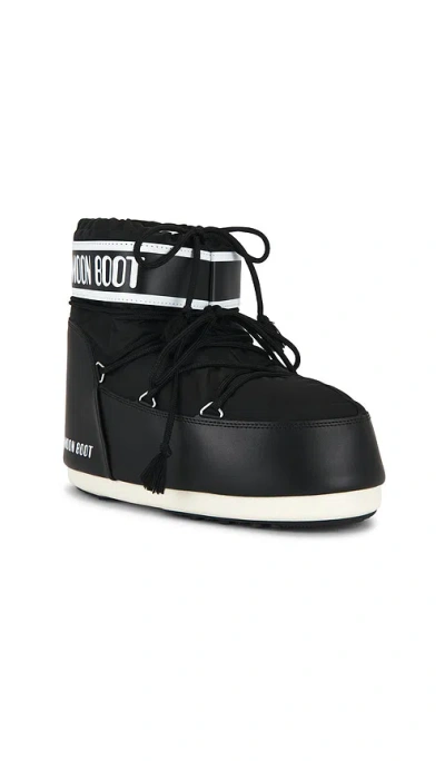 Moon Boot Icon Low Nylon Boot In Black