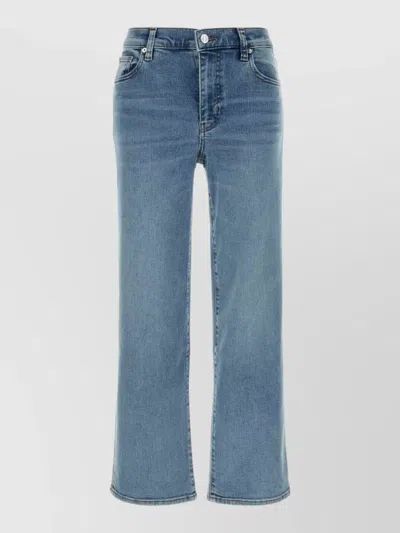 Frame Le Pixie Slim Palazzo High-rise Wide-leg Stretch Jeans In Blue