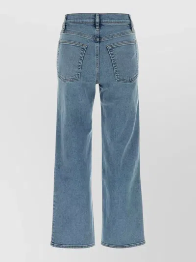 Frame Le Pixie Slim Palazzo High-rise Wide-leg Stretch Jeans In Blue