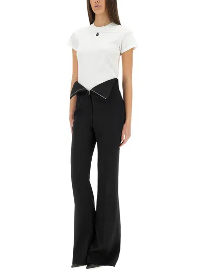 Alexander Mcqueen Skull Embroidered Regular Fit T-shirt In White