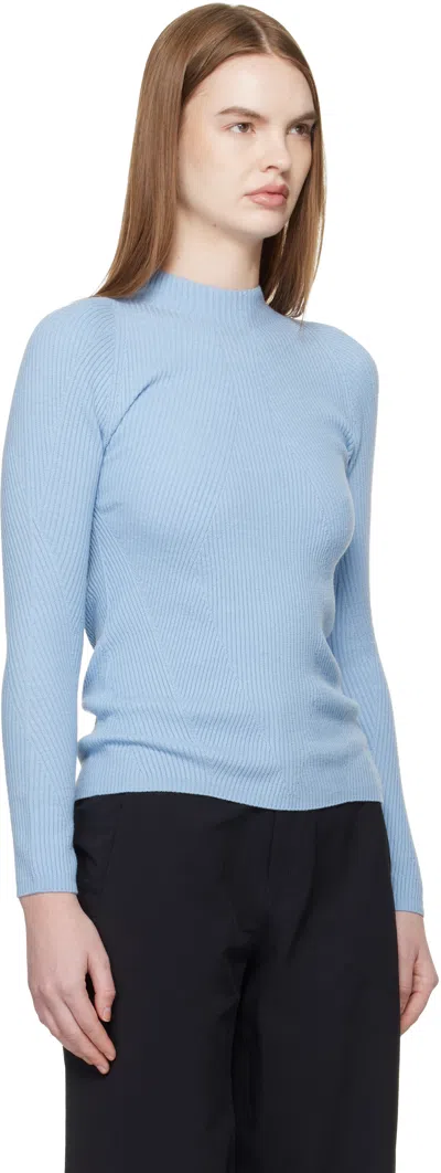 Veilance Blue Conic Wool Midlayer Sweater In Blue