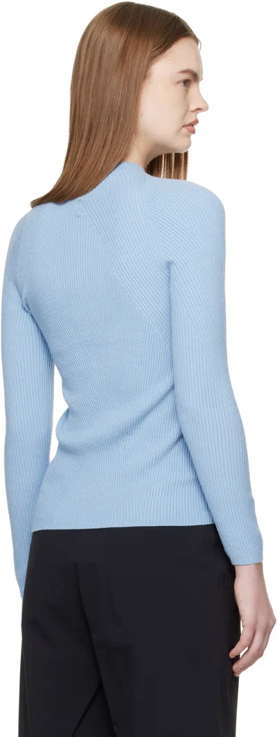 Veilance Blue Conic Wool Midlayer Sweater In Blue