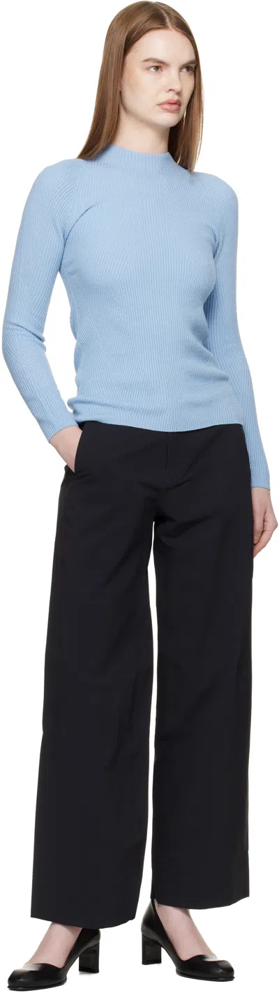 Veilance Blue Conic Wool Midlayer Sweater In Blue