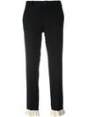 GUCCI FRILL DETAIL SLIM FIT TROUSERS,453958ZHM1811793533