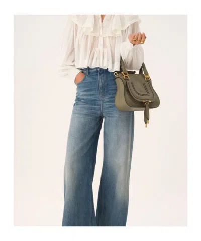 Chloé Marcie Small Tote Bag In Multi