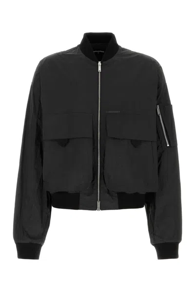 Dsquared2 Dsquared Men Black Polyester Blend Bomber Jacket In Black