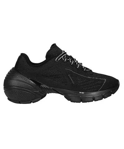Givenchy Black Leather Tk-mx Runner Sneakers In Black