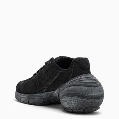 Givenchy Black Leather Tk-mx Runner Sneakers In Black