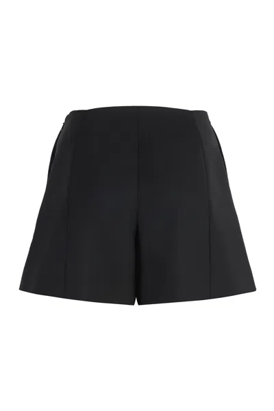 Givenchy Black Wool Blend Shorts