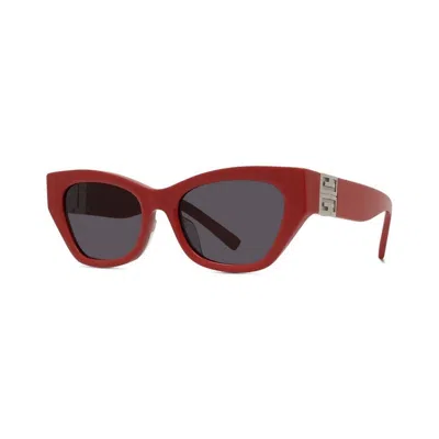 Givenchy 4g 55mm Cat Eye Sunglasses In Red