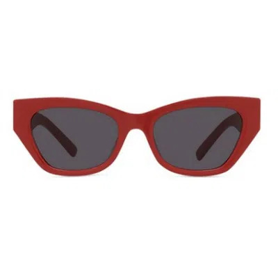 Givenchy 4g 55mm Cat Eye Sunglasses In Red