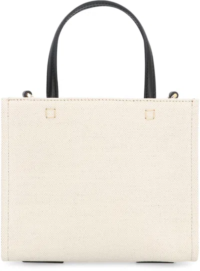 Givenchy Ivory Canvas Mini G-tote Handbag In Neutral