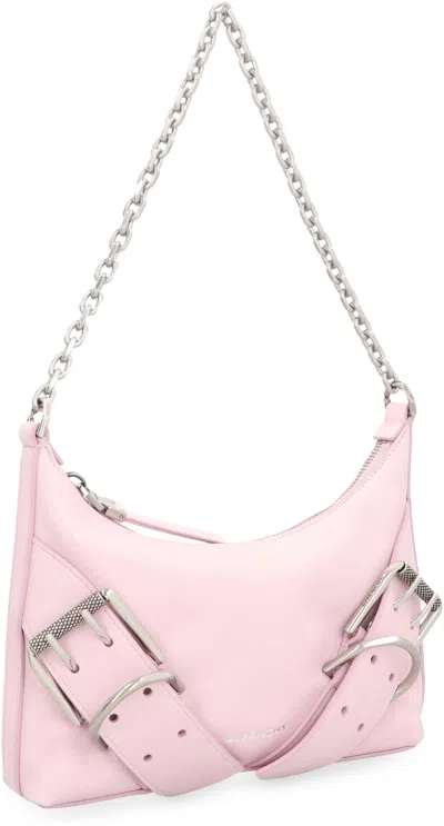 Givenchy Pastel Pink Leather Voyou Boyfriend Party Shoulder Bag In Pink