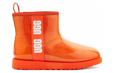 Ugg (ps)  Classic Clear Mini 'orange' In Multi