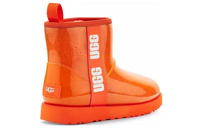 Ugg (ps)  Classic Clear Mini 'orange' In Multi