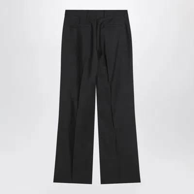 Gucci Graphite Wool Pant In Multi