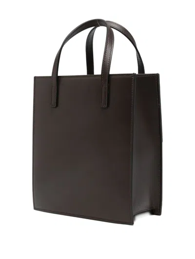 Hidesins Flap Leather Mini Bag In Brown