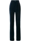 GUCCI GUCCI STRAIGHT-LEG CORDUROY TROUSERS - BLUE,438494ZHV0811624402