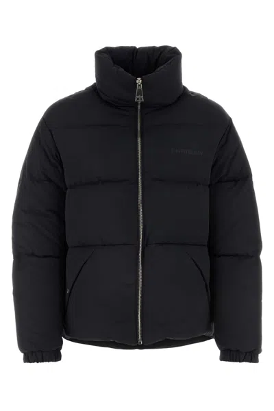 Khrisjoy Black Cotton Blend Oversize Puff Down Jacket In Black
