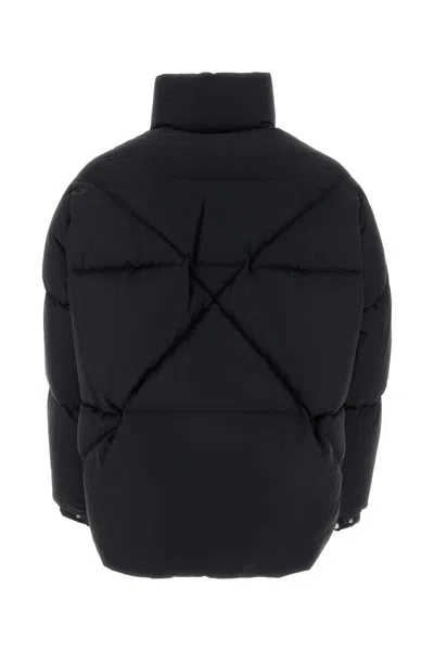 Khrisjoy Black Cotton Blend Oversize Puff Down Jacket In Black