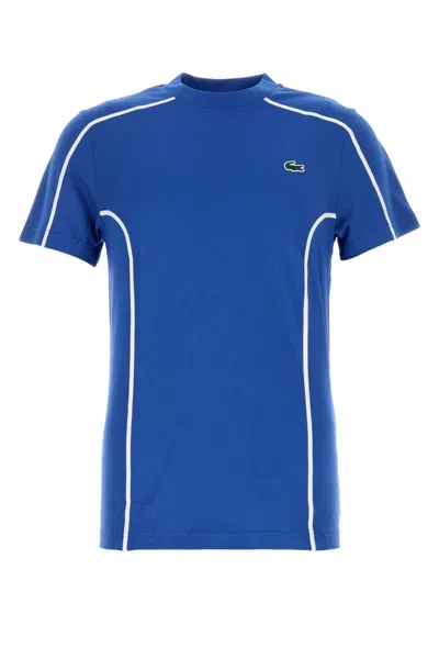 Lacoste Blue Polyester T-shirt In Blue