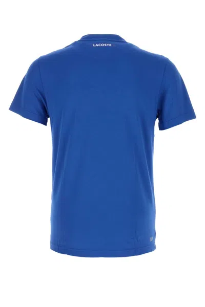 Lacoste Blue Polyester T-shirt In Blue