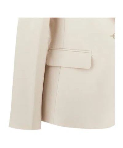 Weekend Max Mara Stretch Wool Suit Jacket In Neutral