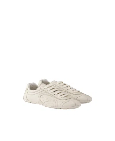 Prada Montecarlo Re-edition 2005 Sneaker Aus Montecarlo-nappaleder In White