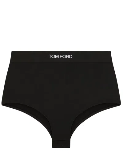 Tom Ford Briefs With Logo In Black