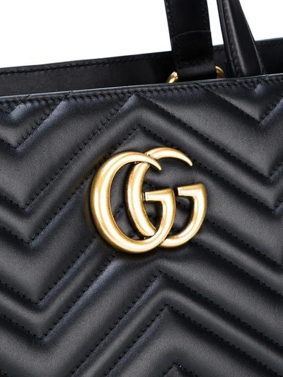 Gucci Gg Marmont Medium Matelasse Leather Top Handle Shoulder Bag ...