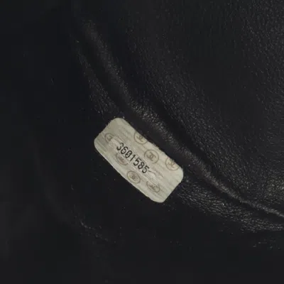 Pre-owned Chanel Black Leather Backpack ()
