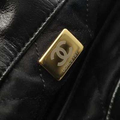 Pre-owned Chanel Black Leather Backpack ()