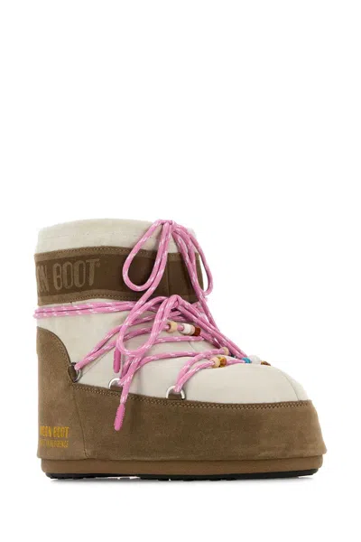 Moon Boot Icon Nylon Boots In Multi
