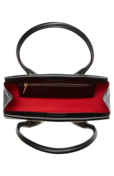 Christian Louboutin Venus Calf Leather Baguette Shoulder Bag In Black
