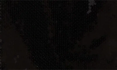 Balmain Long Draped Sequin Dress With Embellished Detail In Black